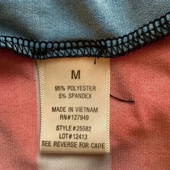 Emma & Michelle ColorBlock Dress Sheath Medium Y2k - Picture 5 of 7